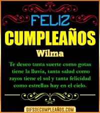 GIF Frases de Cumpleaños Wilma